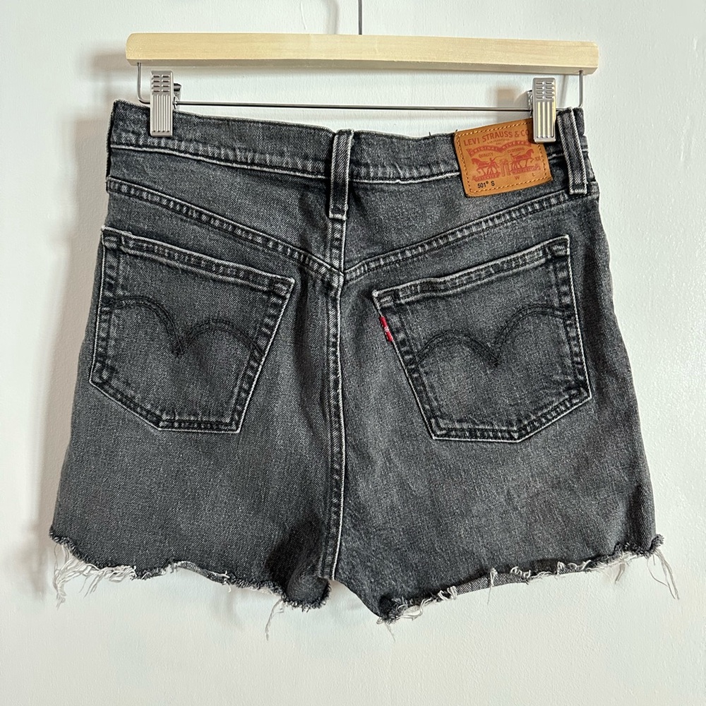 Levi's Women's Black Denim Shorts